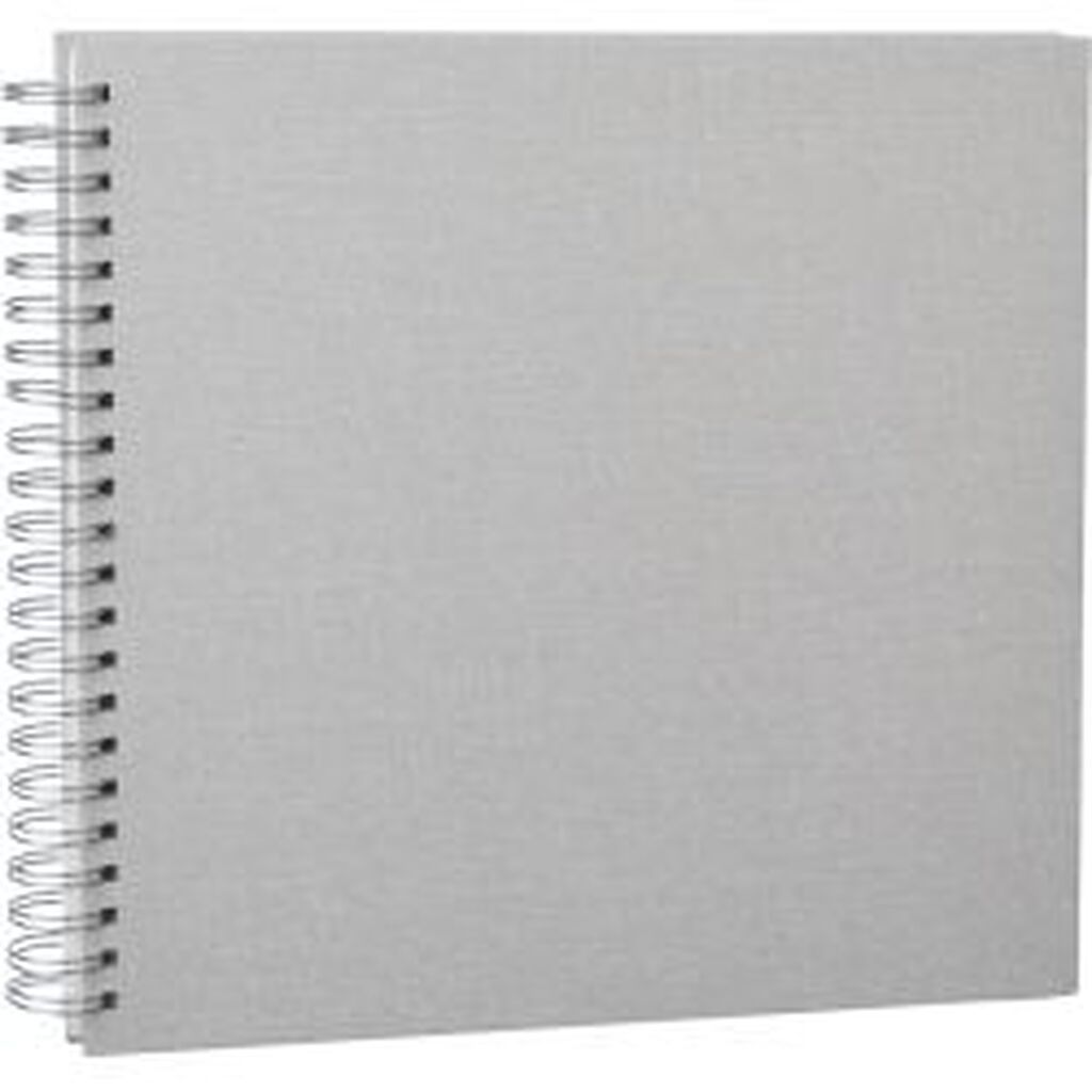 Focus Base Line Canvas Wire-O 30x30 Beige w. white sheets - Fotoalbum