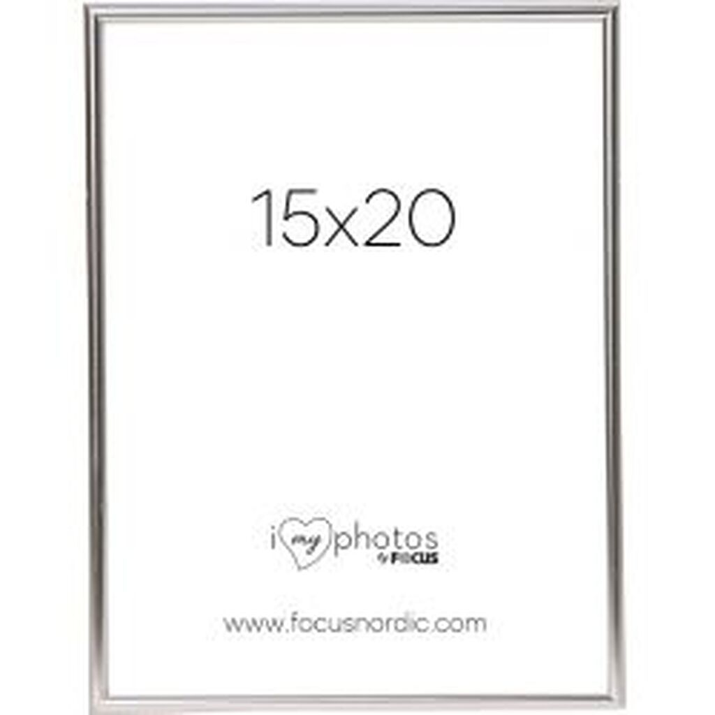 Focus Can-Can Shiny Silver 15x20 - Ramme