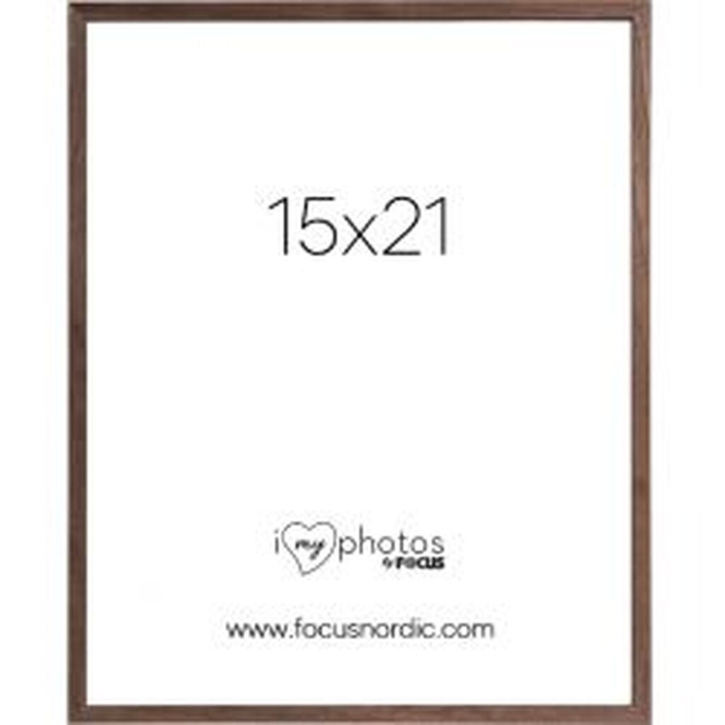 Focus Rock Walnut Veneer 15x21 - Ramme