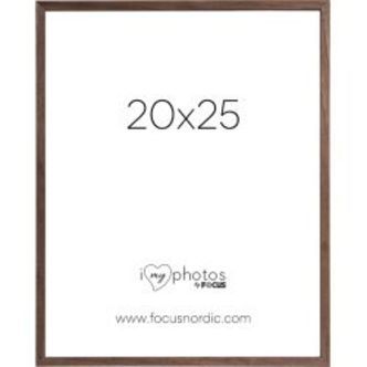 Focus Rock Walnut veneer 20X25 - Ramme