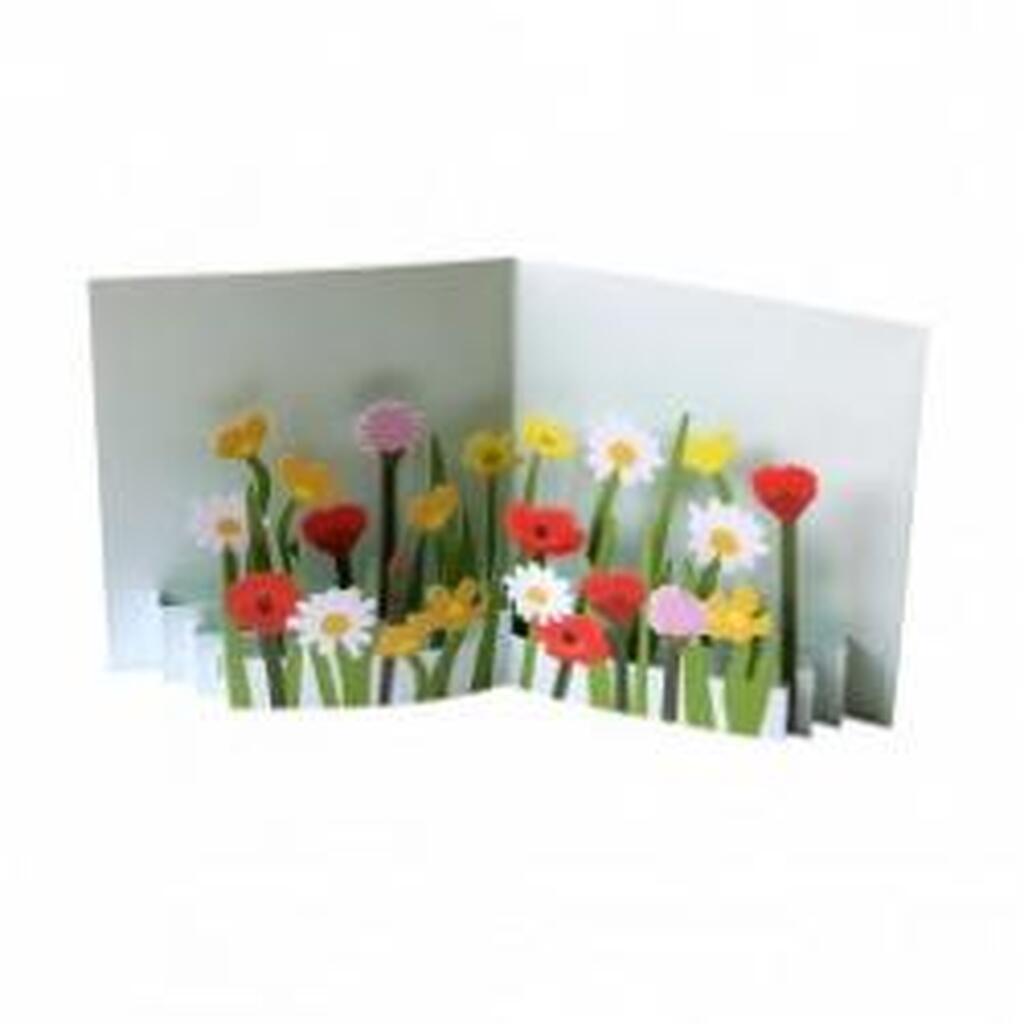 2totango Pop-up Card Flower Field - Kort