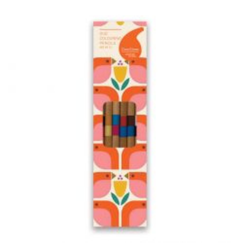Customworks Colored Pencils Birds & Tulips - Blyant