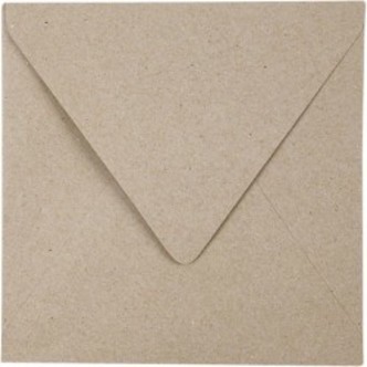 Focus Envelope 160x160 Brown 120g 50 Pcs - Kuverter