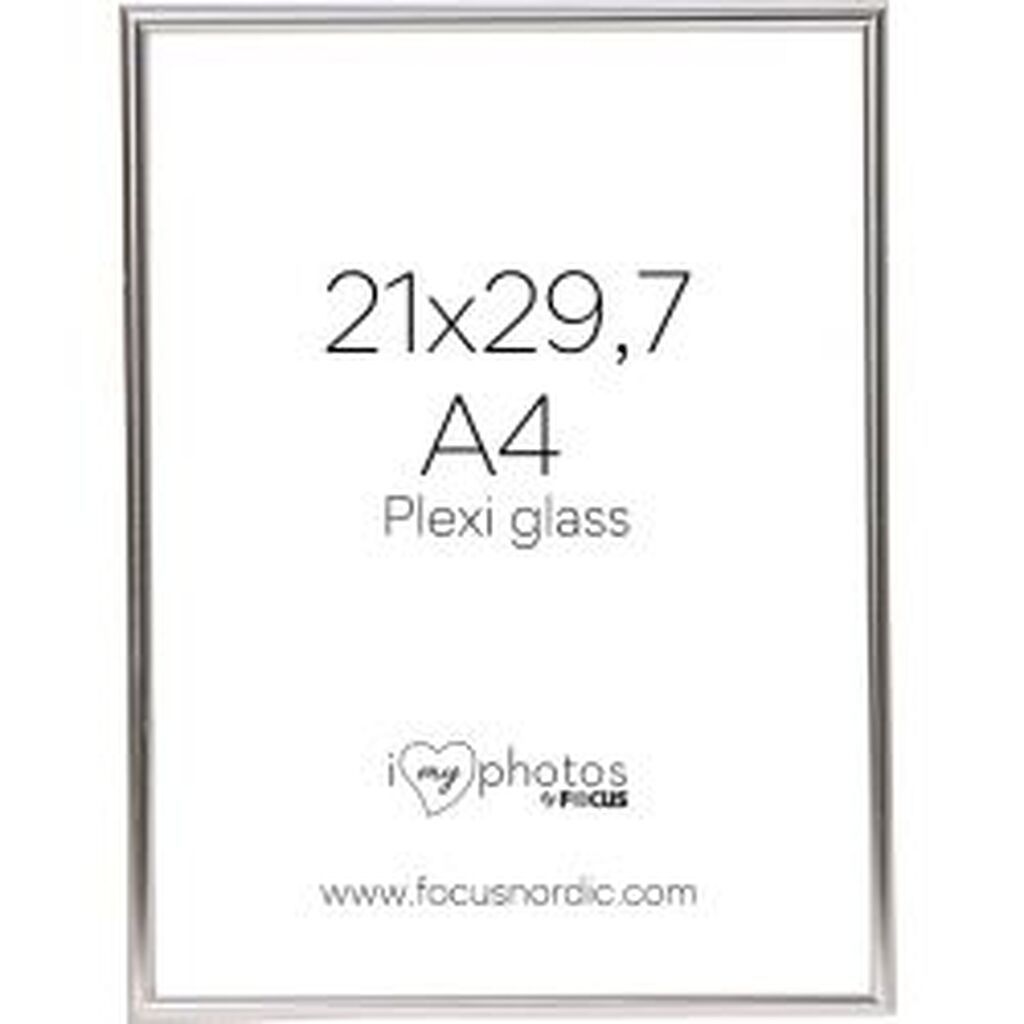 Focus Can-Can Shiny Silver 21x29,7 (A4) Plexi - Ramme