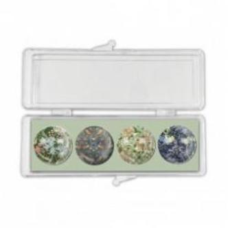 Customworks Set Of 4 Crystal Magnets - Magnet