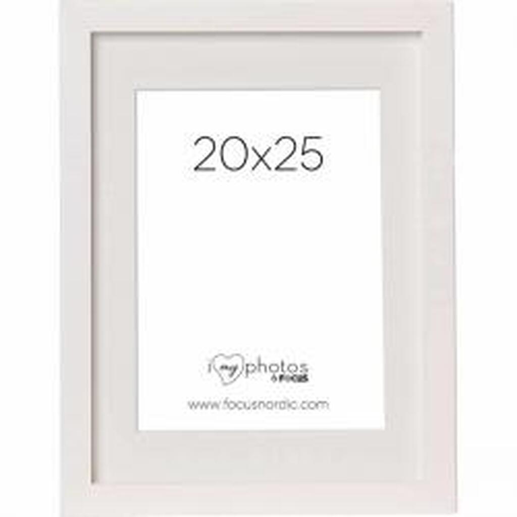 Focus Vivaldi White 20x25 - Ramme