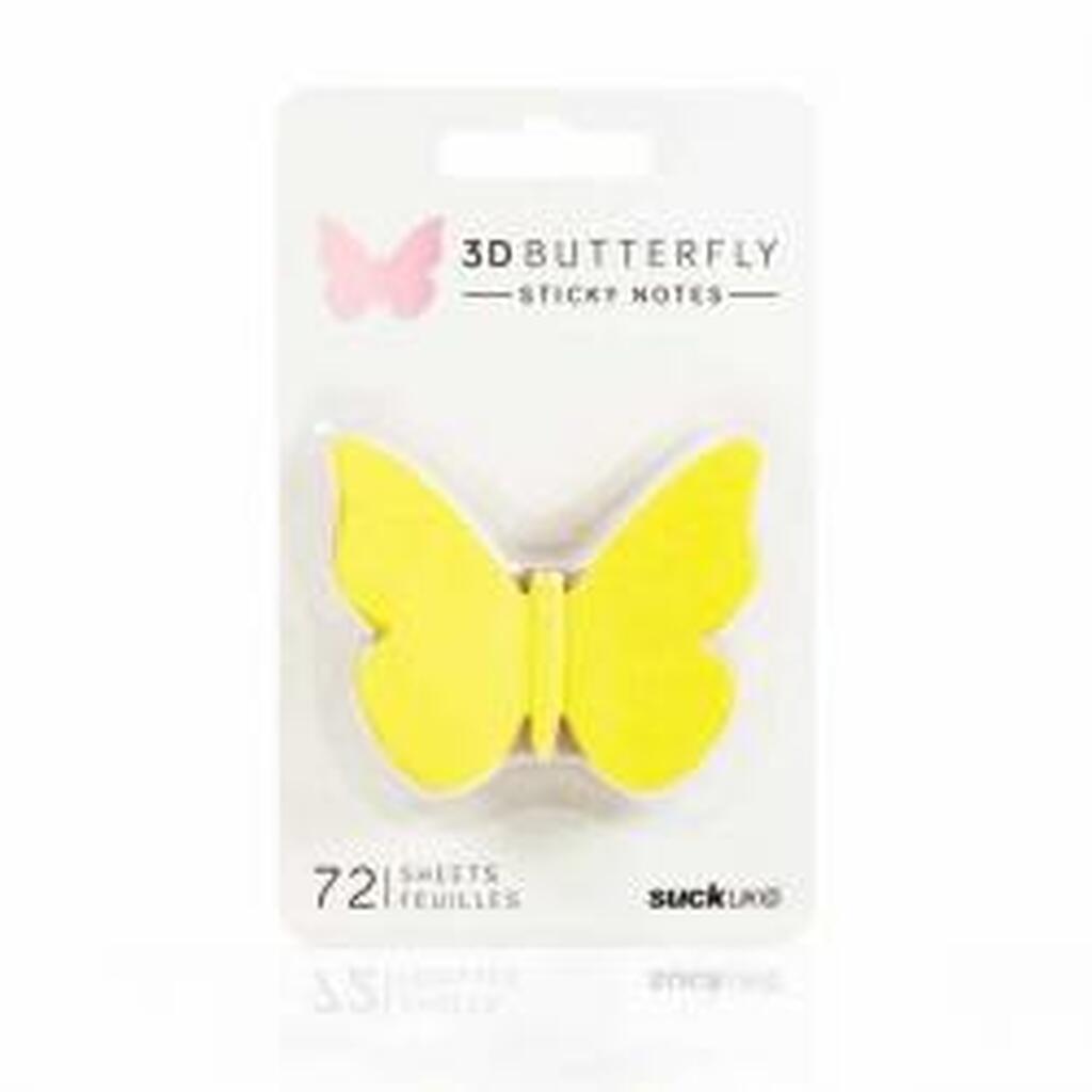 Suck UK - 3d Sticky Notes Butterfly