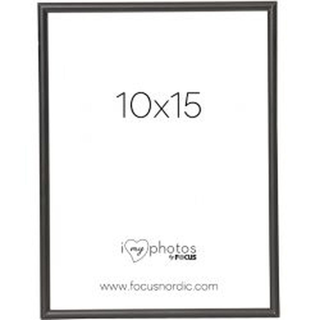 Focus Can-Can Aluminium Black 10x15 - Ramme