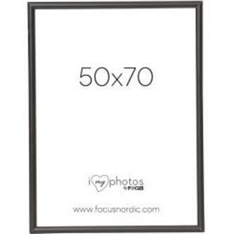 Focus Can-Can Aluminium Black 50x70 - Ramme