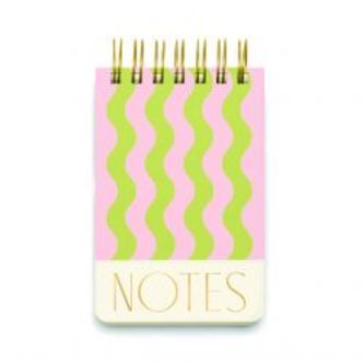 Designworks Ink Spiral Notebook Twin Wire Wave - Notesbog