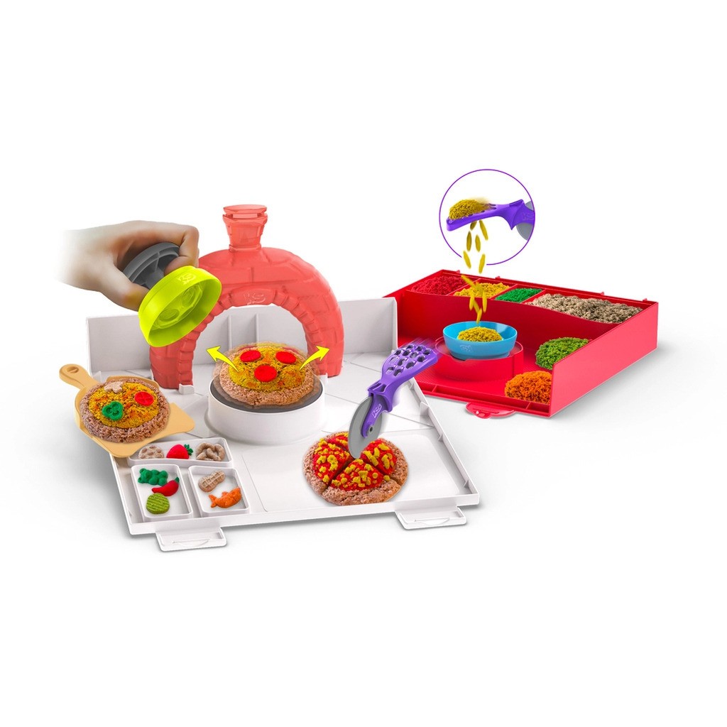 Kinetic Sand Squish Pizza