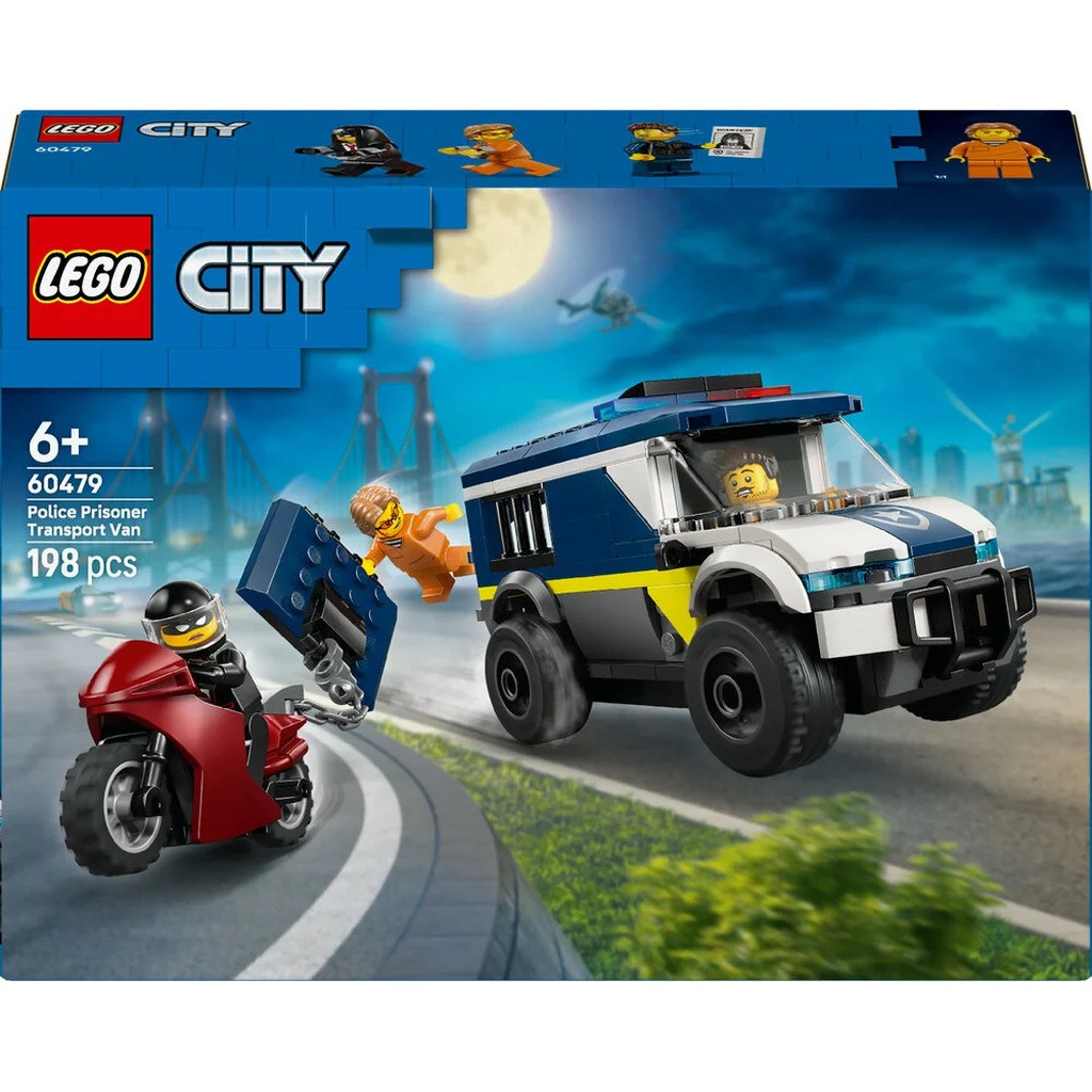 60479 LEGO City Politivogn til fangetransport