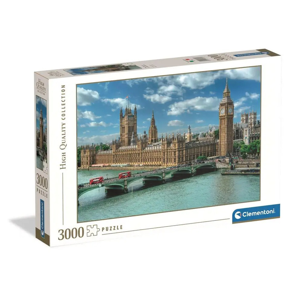 Puslespil Clementoni The Houses of Parliament 3000 Brikker