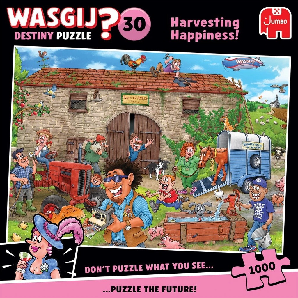 Puslespil Wasgij Destiny 30 Harvesting Happiness! 1000 brikker