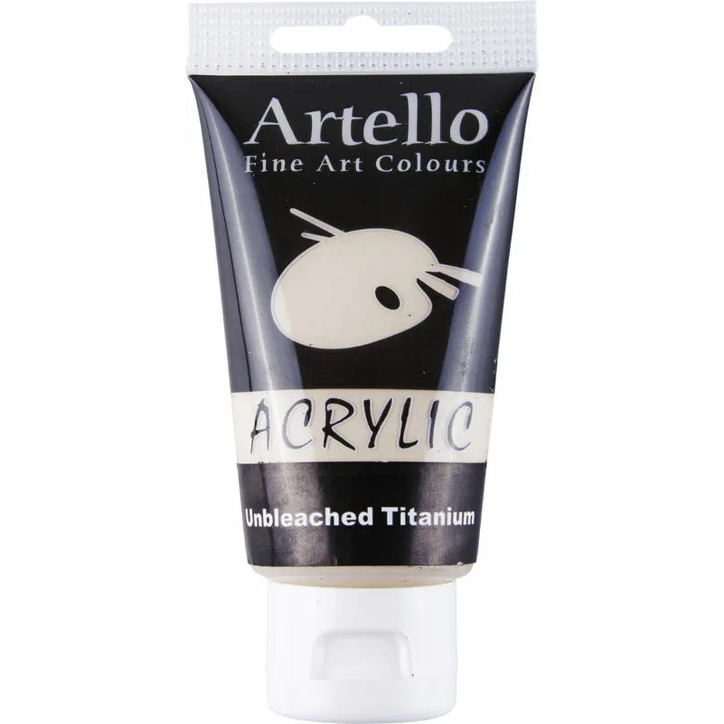 Akrylmaling Artello titanium unbleached 75ml