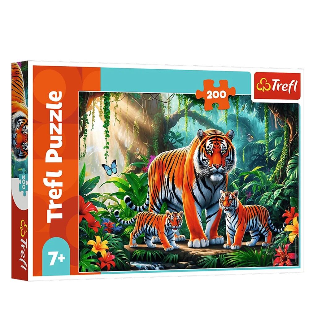 Puslespil Tiger habits 200 brikker