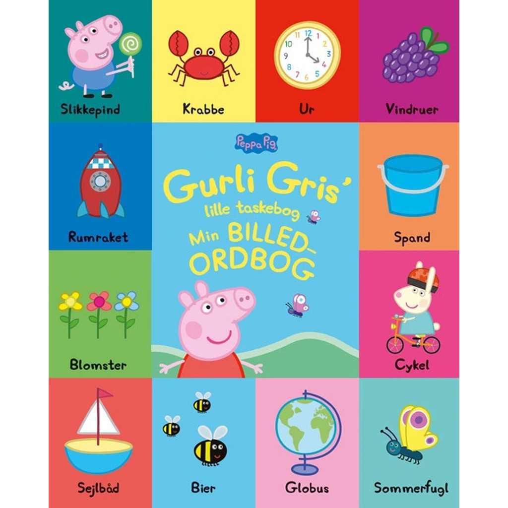 Peppa Pig - Gurli Gris lille taskebog - Min billedordbog (bog med håndtag)