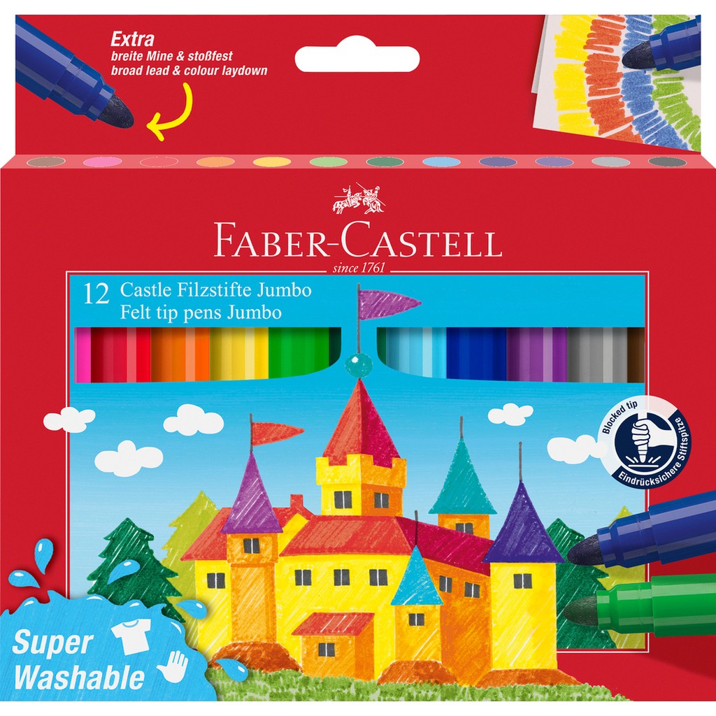 Tusser jumbo Faber-Castell 12ass