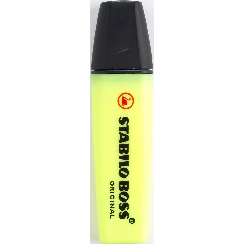 Tekstmarker Stabilo boss gul 24