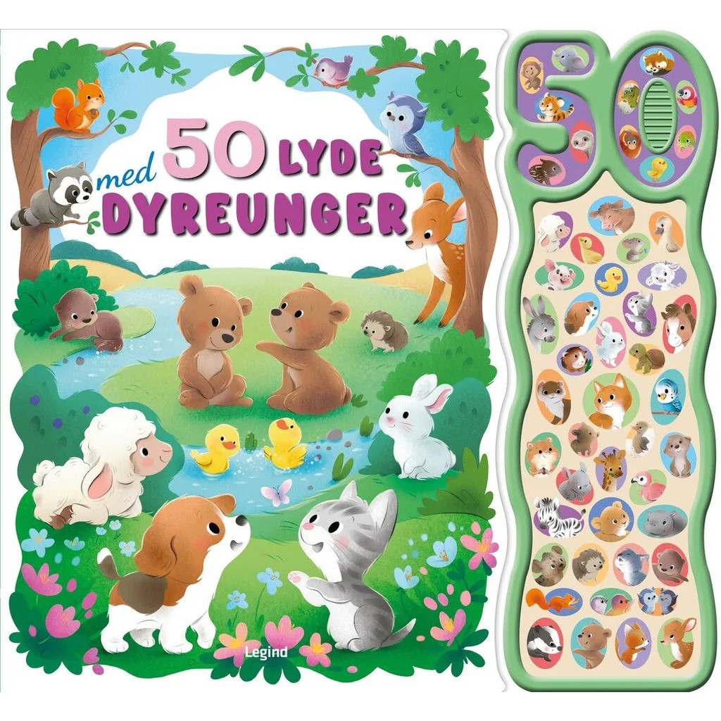 50 lyde med dyreunger