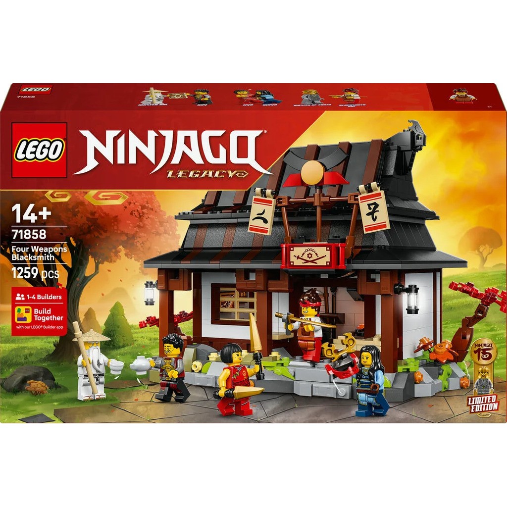71858 LEGO Ninjago De Fire Våben-smedjen  15-års jubilæum