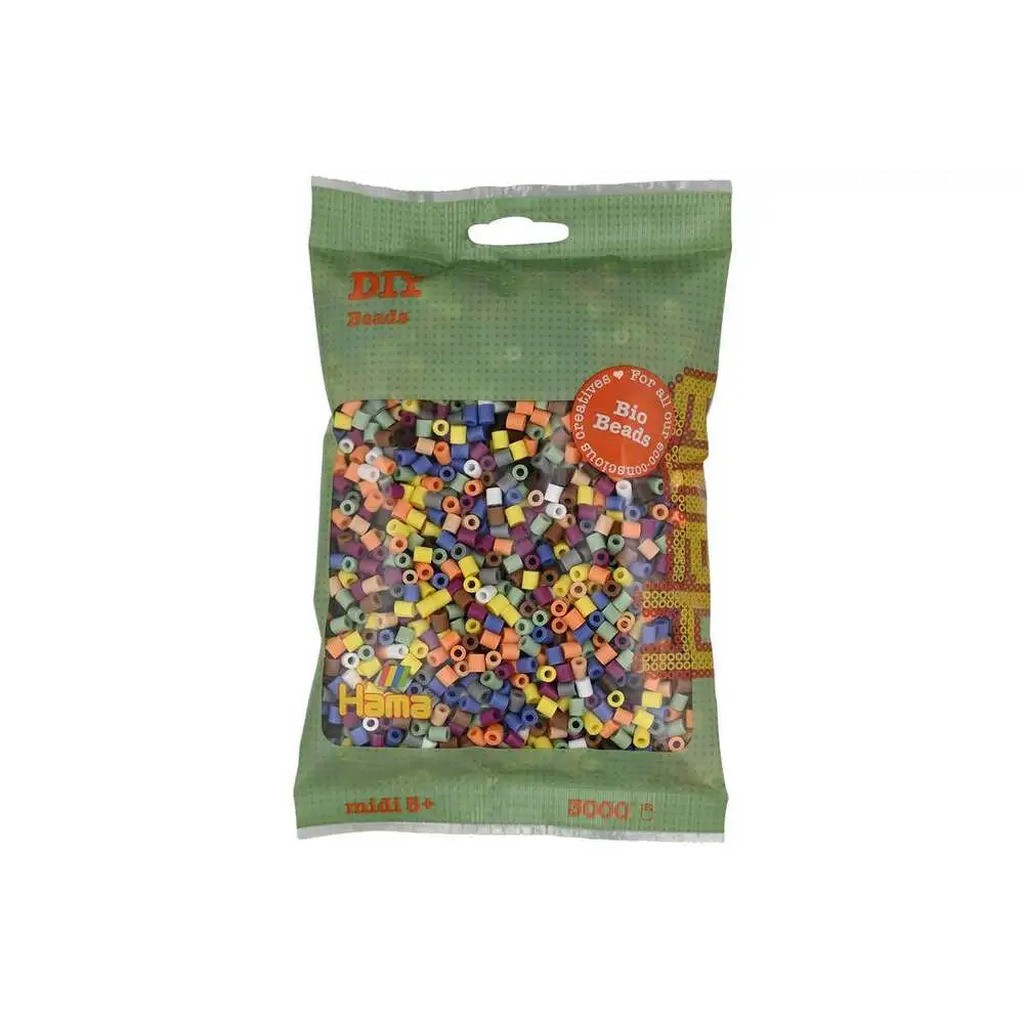 Hama BIO midi perler 3000stk mix 197 (10 farver)