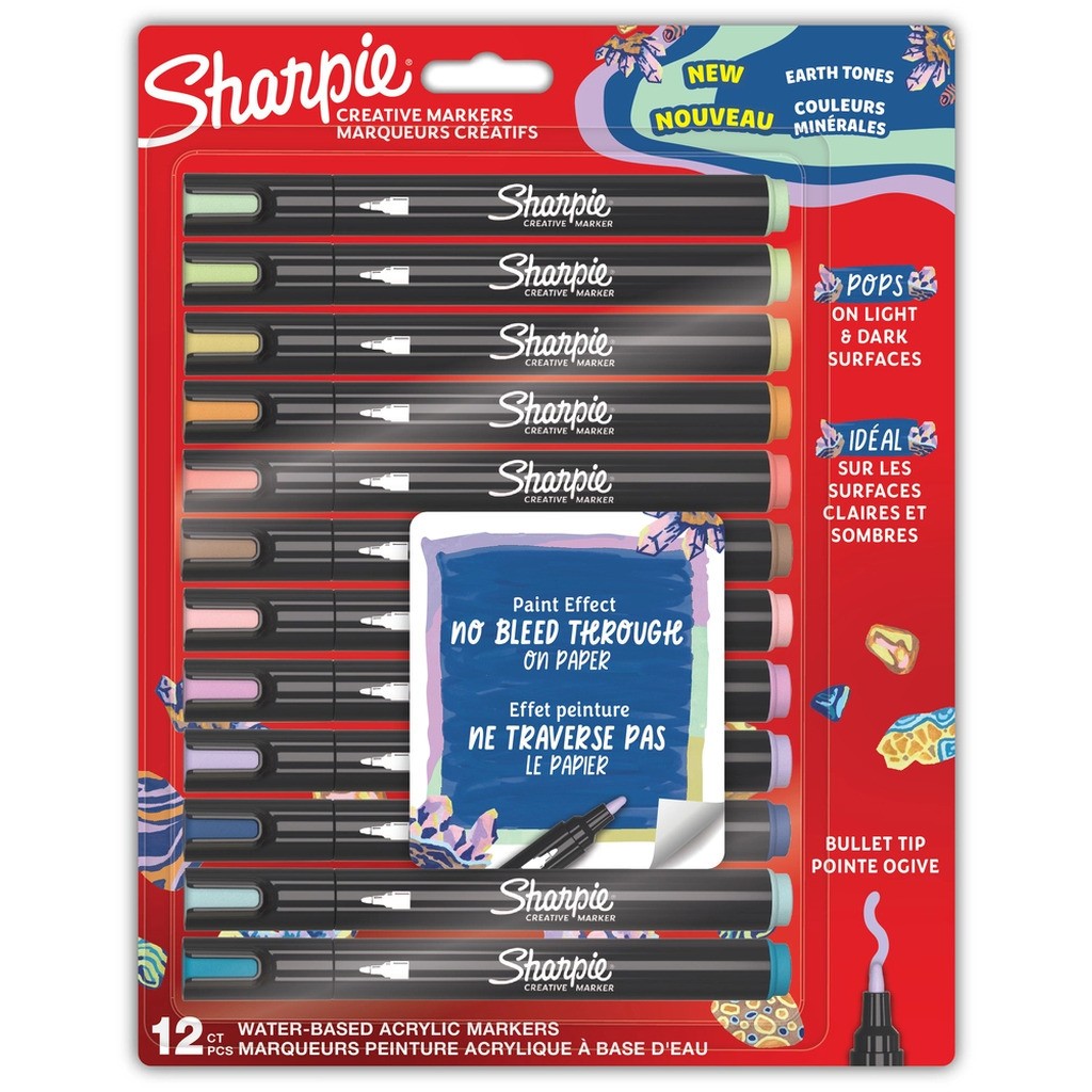 Sharpie Creative paint marker EARTH TONES 12ASS
