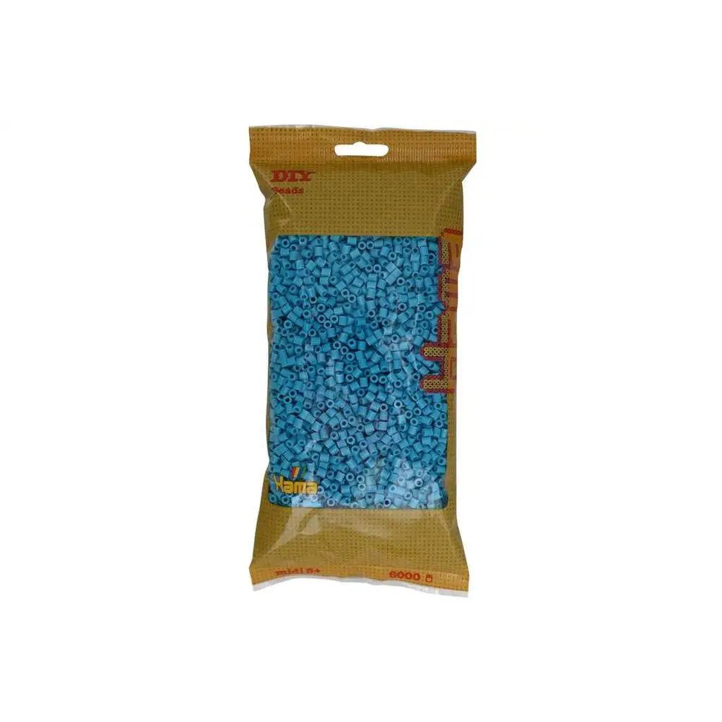 Hama midi perler 6000stk azurblå