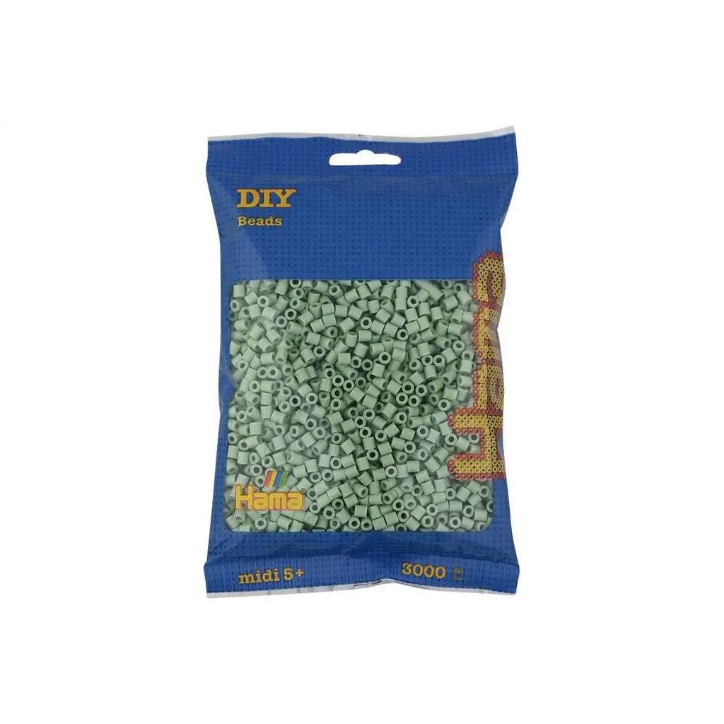 Hama midi perler 3000stk eukalyptus