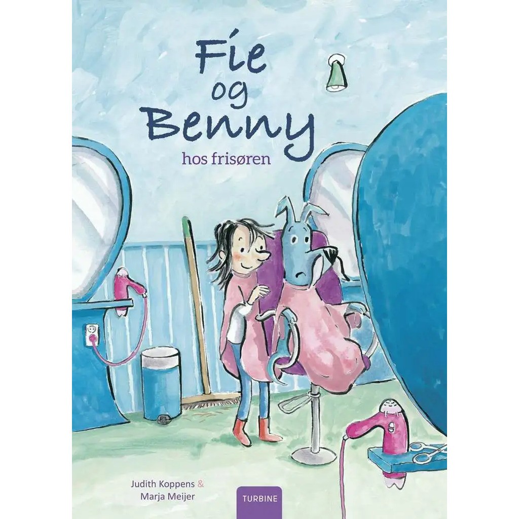 Fie og Benny hos frisøren