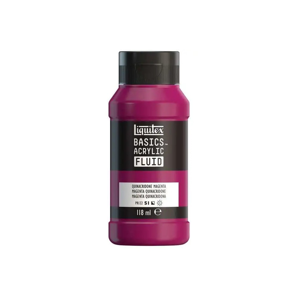 Basics fluid 118ml quinacridone magenta row 114