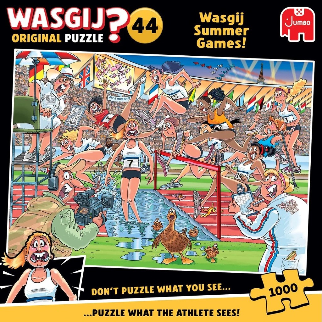 Puslespil Wasgij Original 44 Summer Games! 1000 brikker