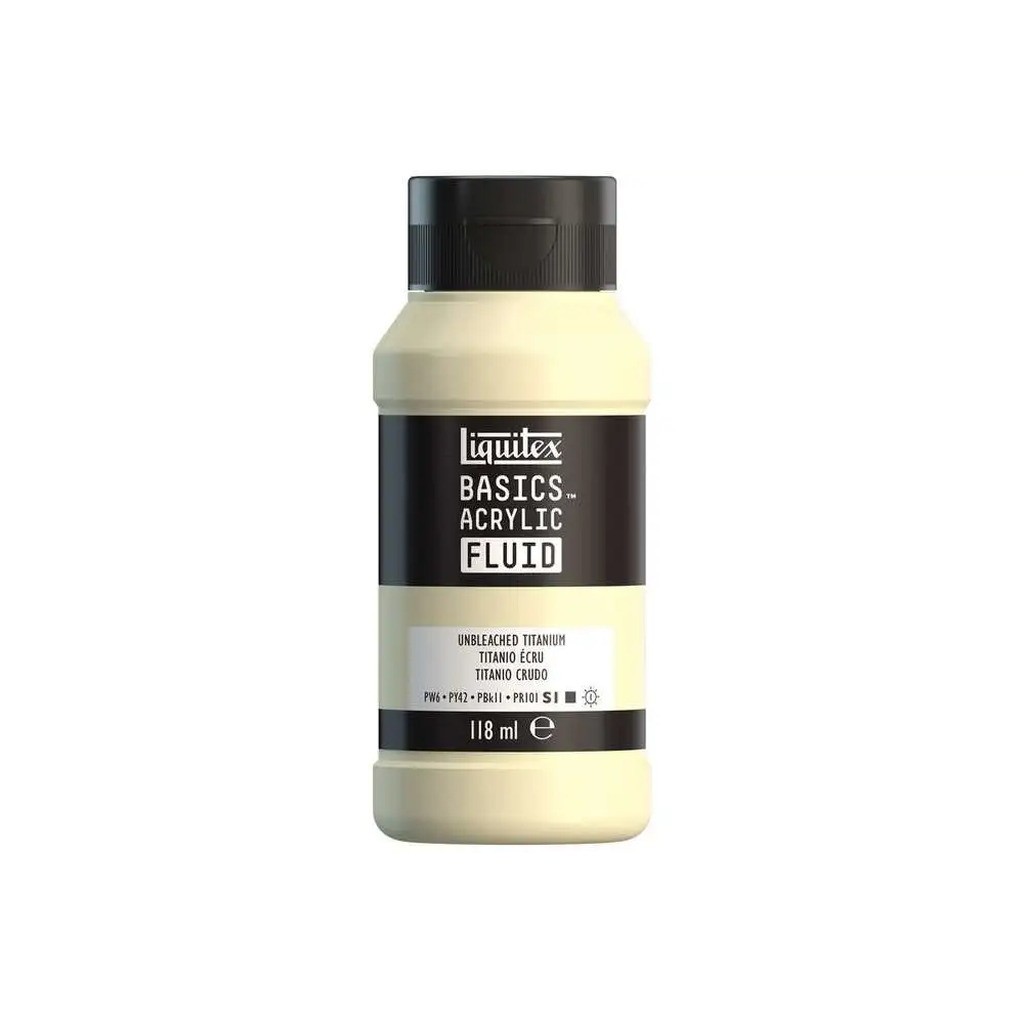 Basics fluid 118ml unbleached titanium row 434