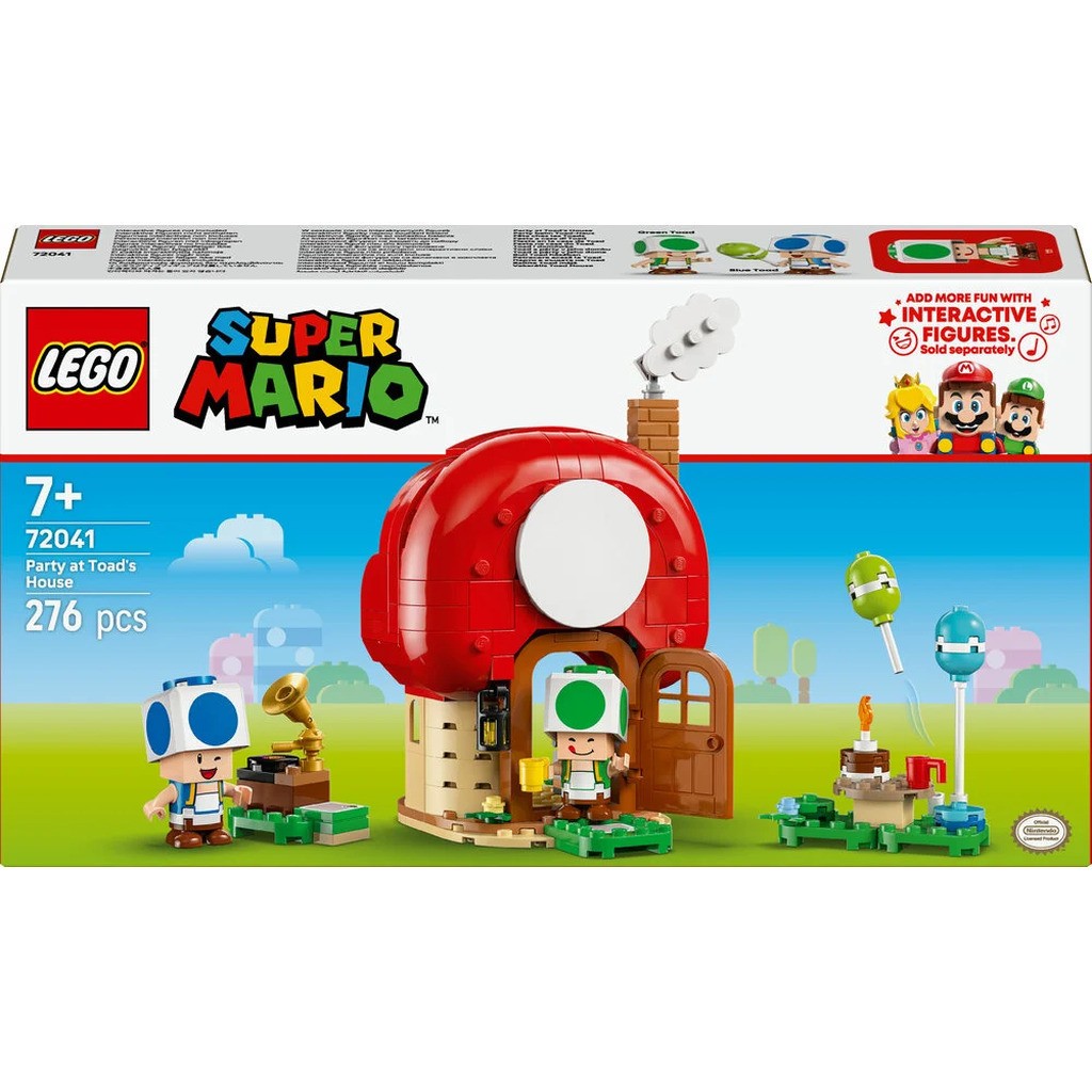 72041 LEGO Super Mario Fest i Toads hus