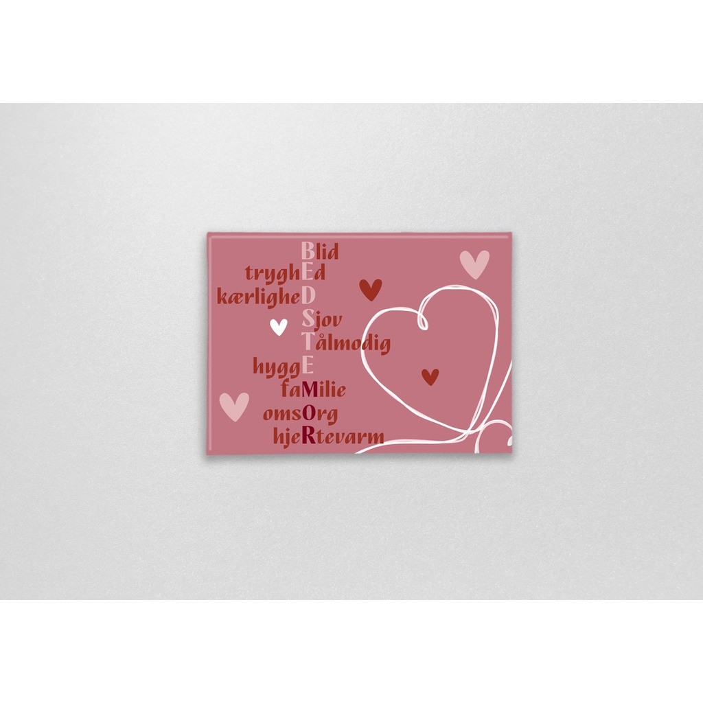 Magnet med citat bedstemor, du er fantastisk