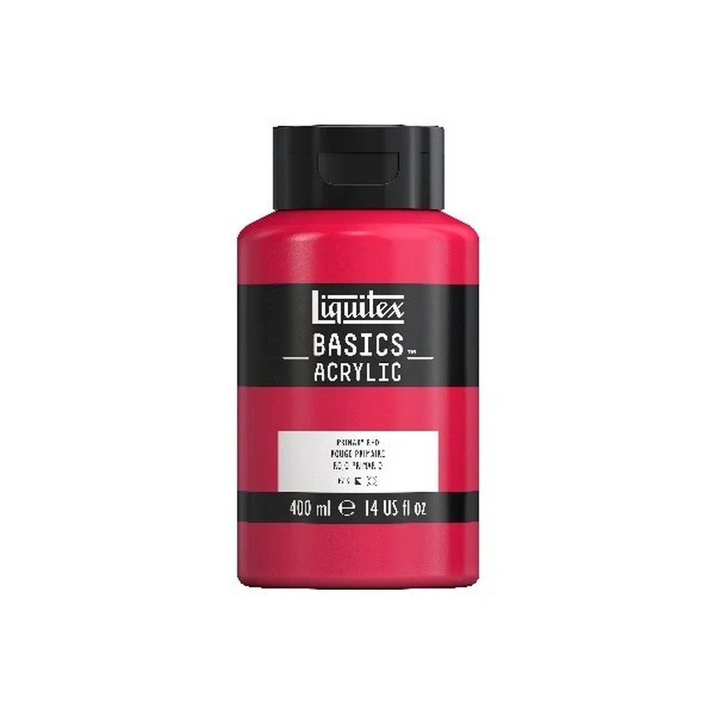 Basics 400Ml Primary Red 415