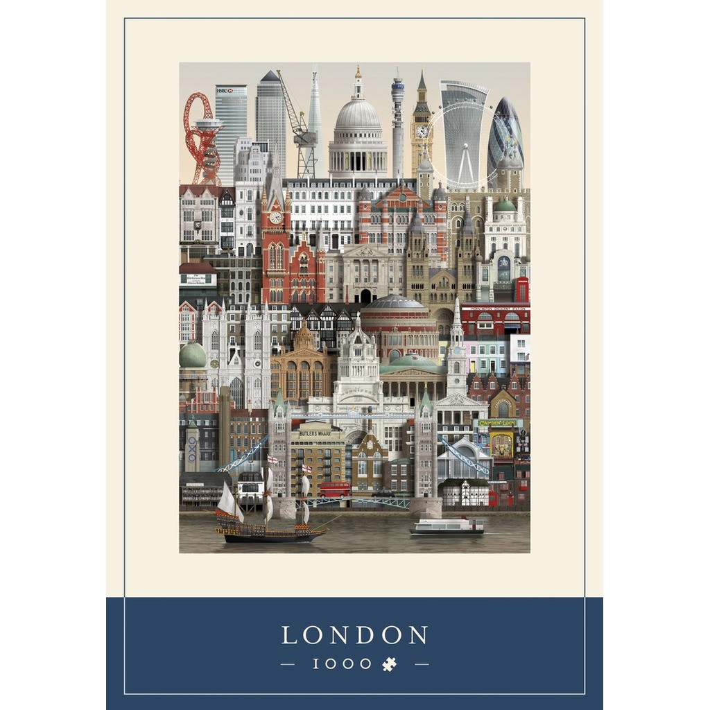 Puslespil london 1000 brikker
