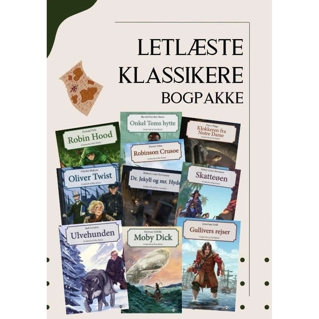 Letlæste klassikere - Bogpakke 1