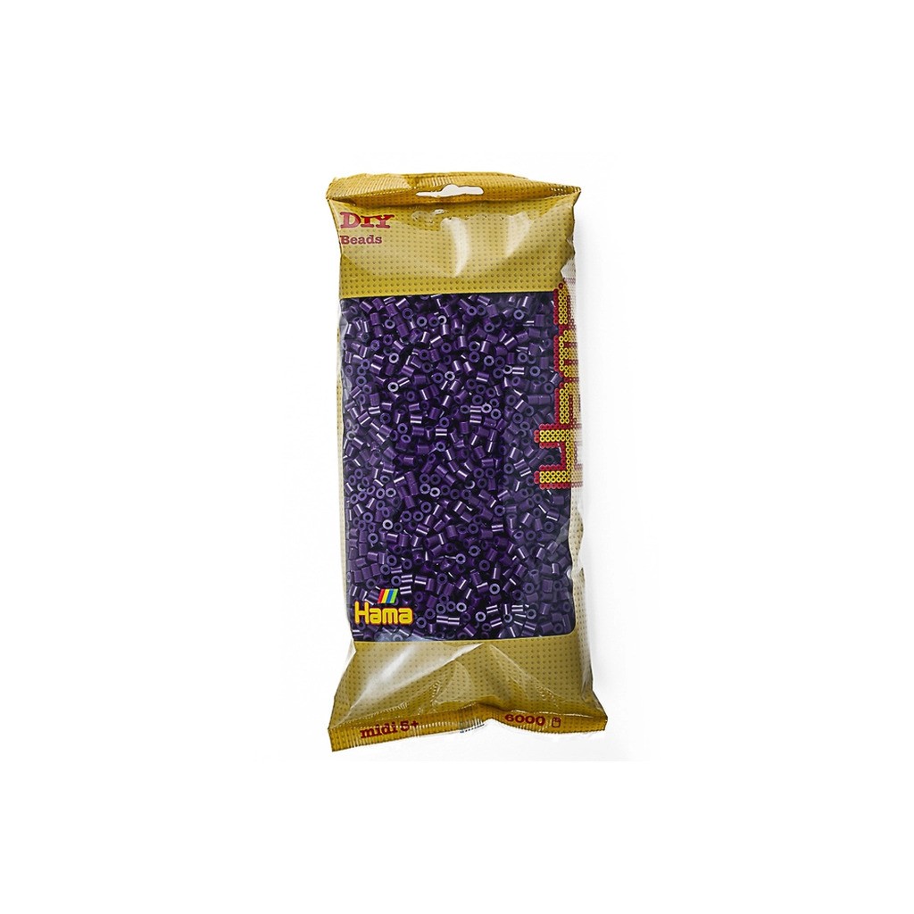Hama midi perler 6000stk aubergine