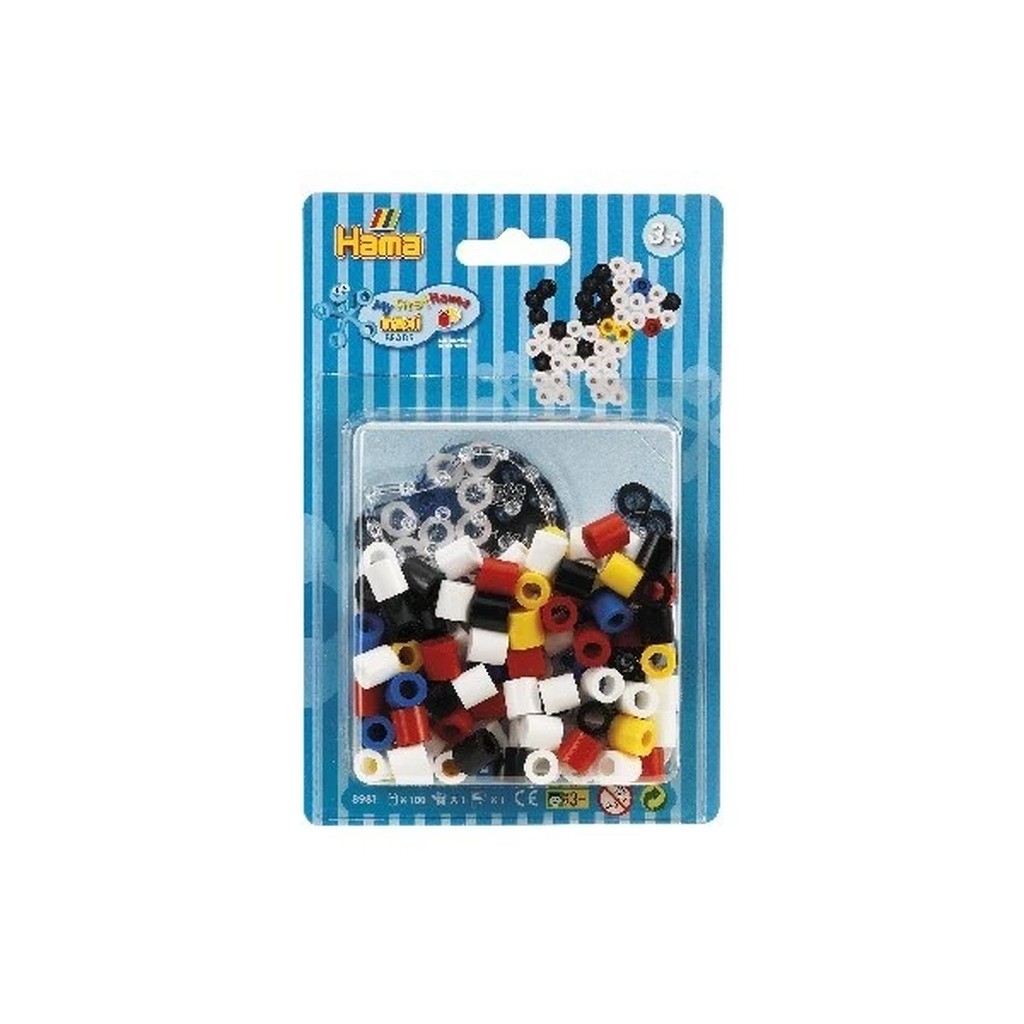 Hama maxi perler & plade hund i lille blister