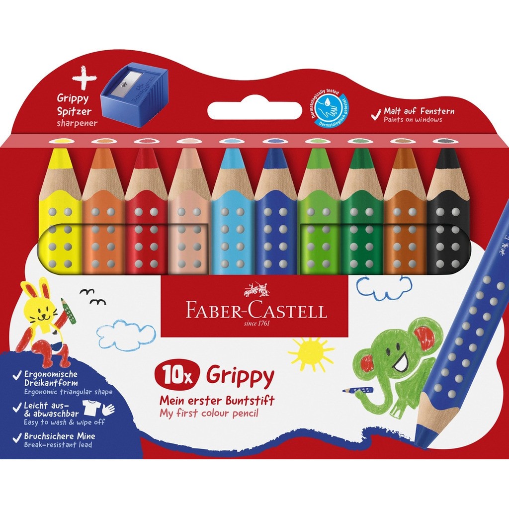 Farveblyant Faber-Castell Grippy Jumbo