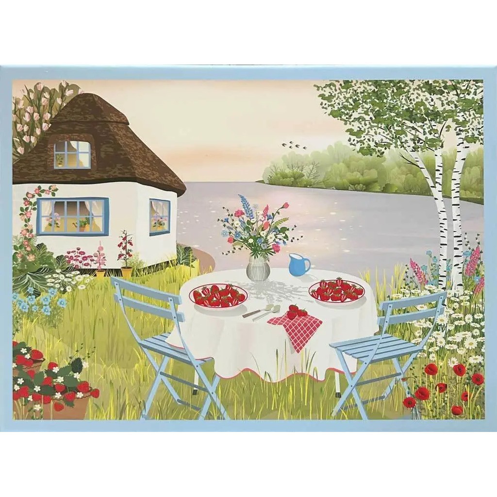 Puslespil sweet strawberries 1000 brikker