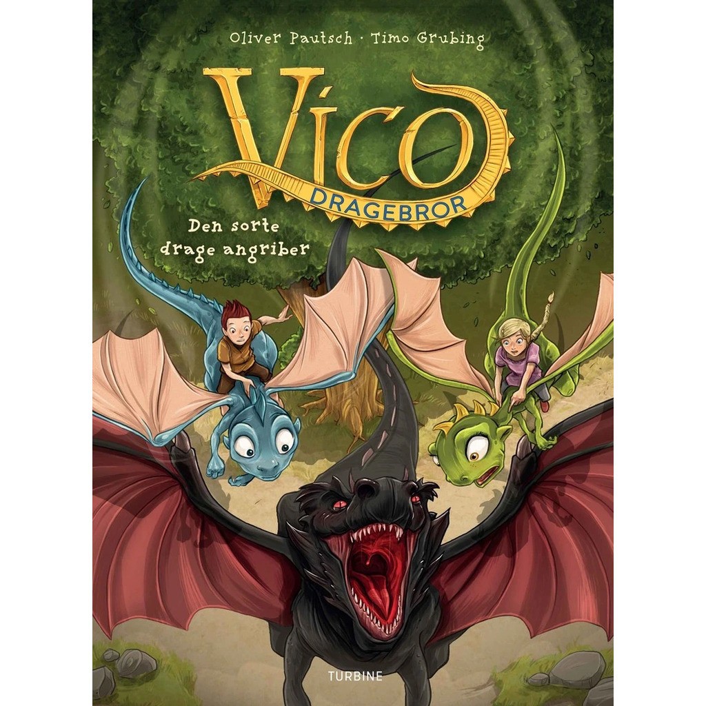 Vico Dragebror  Den sorte drage angriber