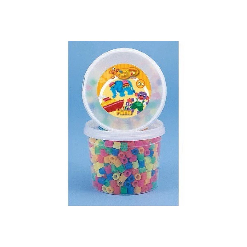 Hama maxi perler 600stk neon mix 51