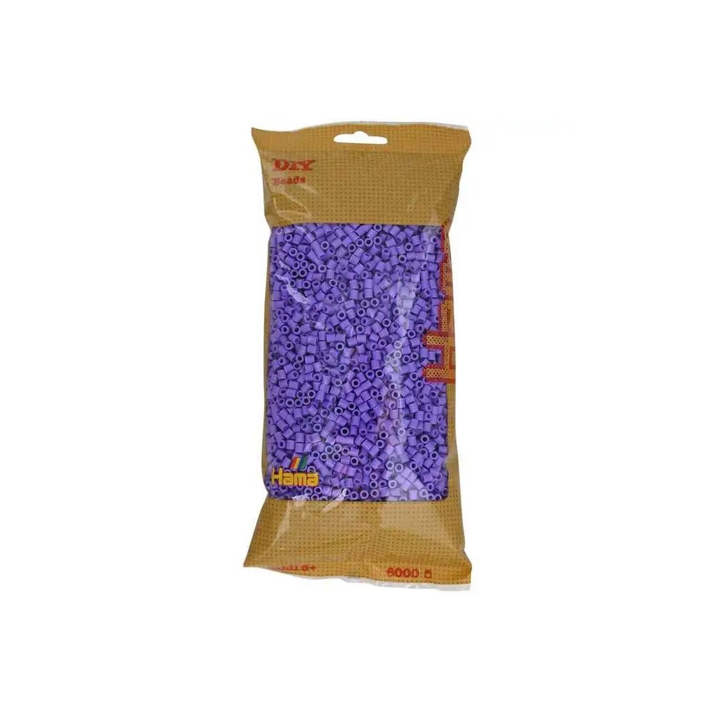 Hama midi perler 6000stk pastel lilla