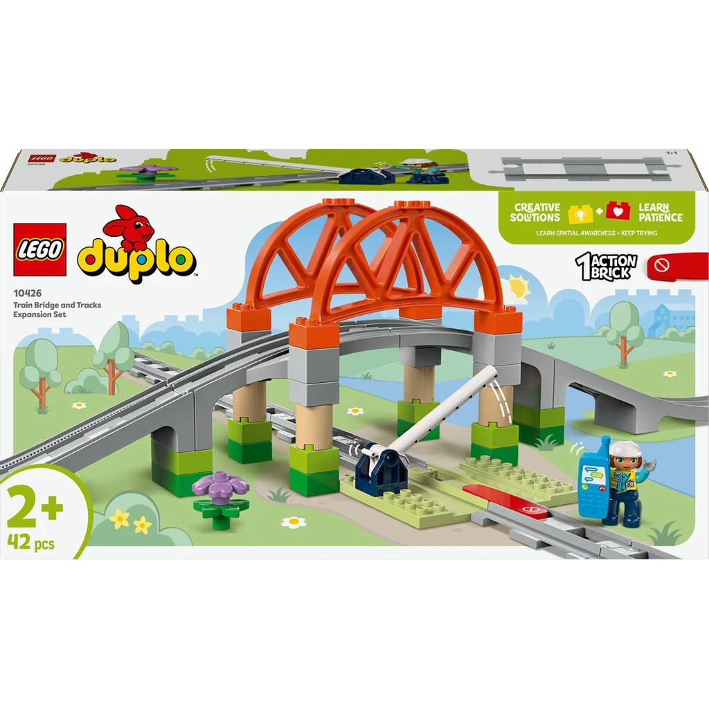 10426 LEGO DUPLO Town Togbro og spor  udvidelsessæt