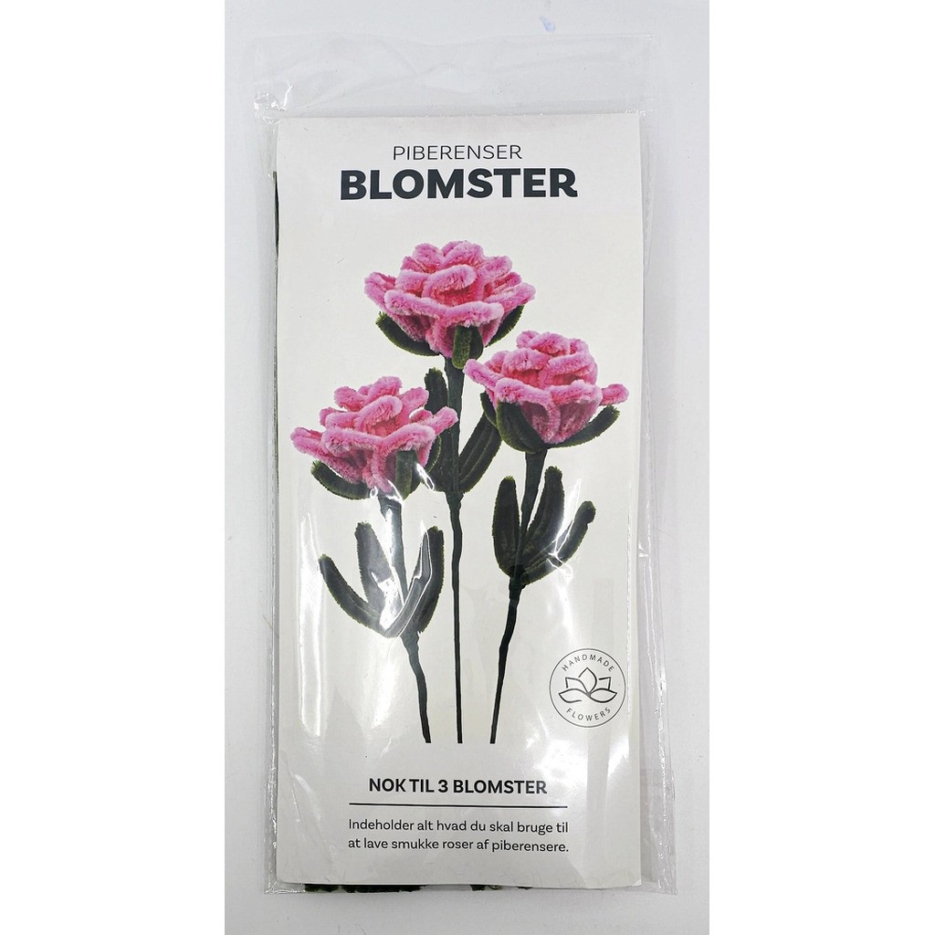 Piberenser blomster roser 3 STK