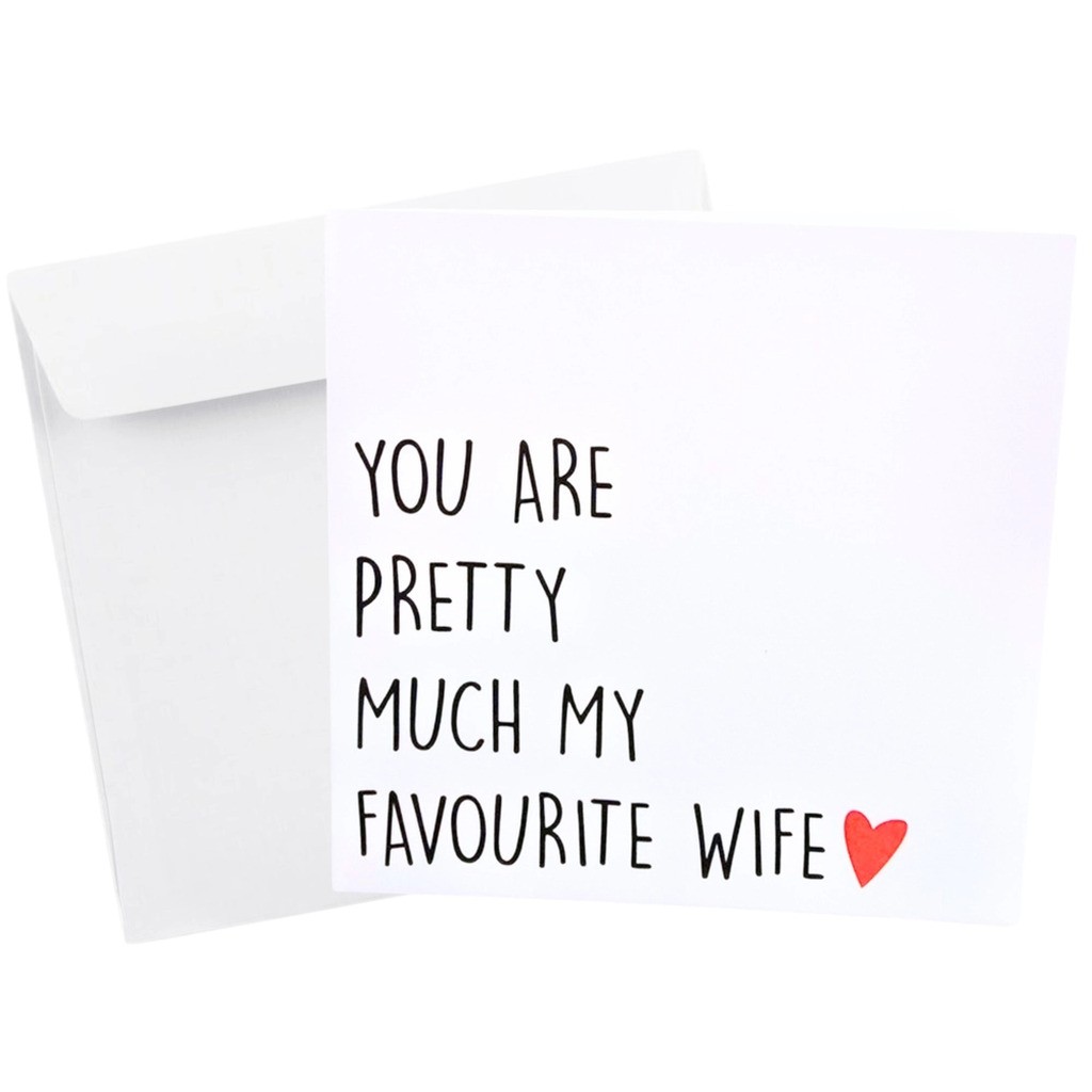 Kort Dobb. Konvolut You Are Pretty Much My Favourite Wife