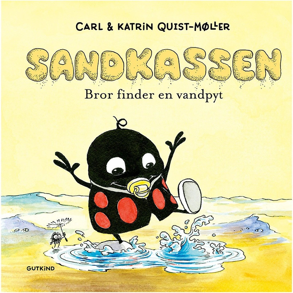 Sandkassen. Bror finder en vandpyt
