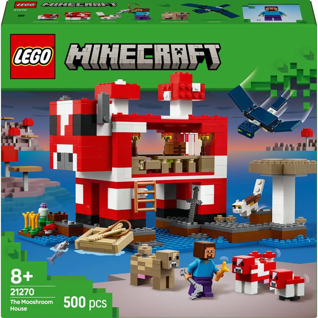 21270 LEGO Minecraft Mooshroom-huset